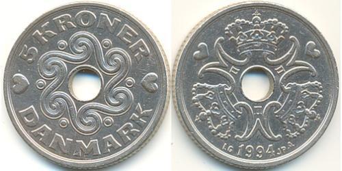 5 Krone Denmark Copper/Nickel 