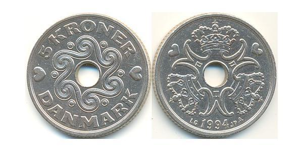 5 Krone Denmark Copper/Nickel 