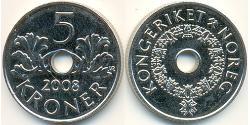 5 Krone Norway Copper/Nickel 