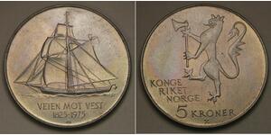5 Krone Norvège Cuivre/Nickel 