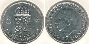 5 Krone Schweden Kupfer/Nickel 