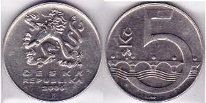 5 Krone Tschechien Nickel/Stahl 