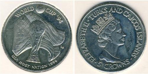 5 Krone Islas Turcas y Caicos Níquel/Cobre 
