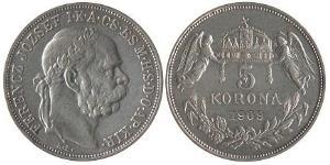 5 Krone Hungría (1989 - ) Plata 