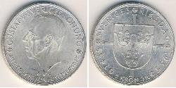5 Krone Suecia Plata 