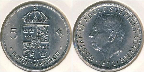 5 Krone Svezia Rame/Nichel 