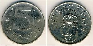 5 Krone 瑞典 銅/镍 