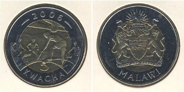5 Kwacha Malawi Bilame 