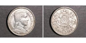 5 Lats Lettonie (1991 - ) Argent 