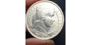 5 Lats Lettland (1991 - ) Silber 