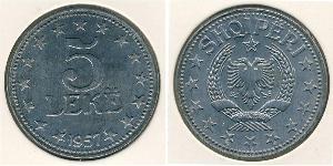 5 Lek República Socialista Popular de Albania (1944 - 1992)  