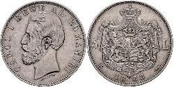 5 Leu Königreich Rumänien (1881-1947) Silber Karl I. (Rumänien) (1839 - 1914)