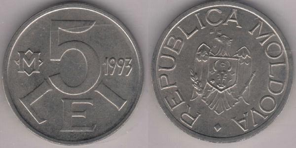 5 Leu 摩尔多瓦  