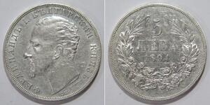 5 Lev Bulgaria Plata 