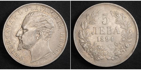 5 Lev Bulgaria Plata 