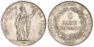 5 Lira Italian city-states Argent 