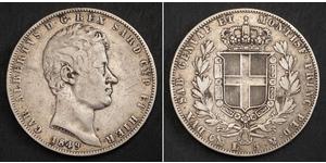 5 Lira Italie Argent 
