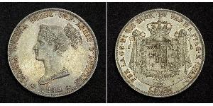 5 Lira Italie / Duché de Parme et de Plaisance (1545 - 1859) Argent Marie-Louise d