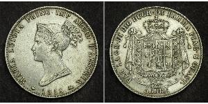 5 Lira Italie / Duché de Parme et de Plaisance (1545 - 1859) Argent Marie-Louise d