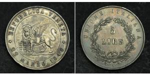 5 Lira Italian city-states Argento 