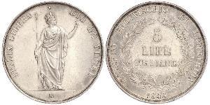 5 Lira Italian city-states Argento 