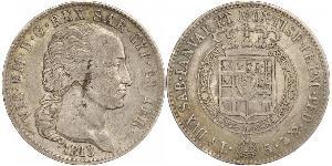 5 Lira Regno di Sardegna (1324 - 1861) Argento Vittorio Emanuele I di Savoia