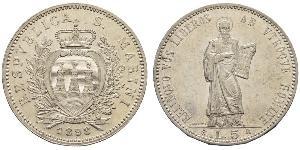 5 Lira San Marino Argento 