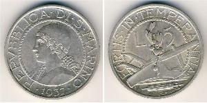 5 Lira San Marino Argento 