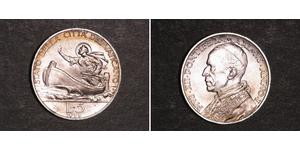 5 Lira Vaticano (1926-) Argento Papa Pio XII (1876 - 1958)