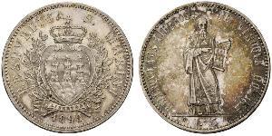 5 Lira San Marino Plata 