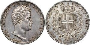 5 Lira Italien Silber 