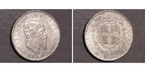 5 Lira Kingdom of Italy (1861-1946) Silber Victor Emmanuel II of Italy (1820 - 1878)