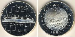 5 Lira Malta Silber 