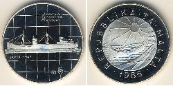 5 Lira Malta Silber 