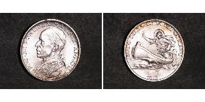 5 Lira Vatikan (1926-) Silber Pius XII  (1876 - 1958)