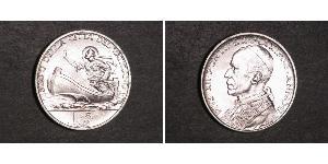 5 Lira Vatikan (1926-) Silber Pius XII  (1876 - 1958)