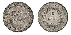 5 Lira Italian city-states Silver 