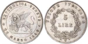 5 Lira Italian city-states Silver 