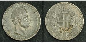 5 Lira Italy Silver 