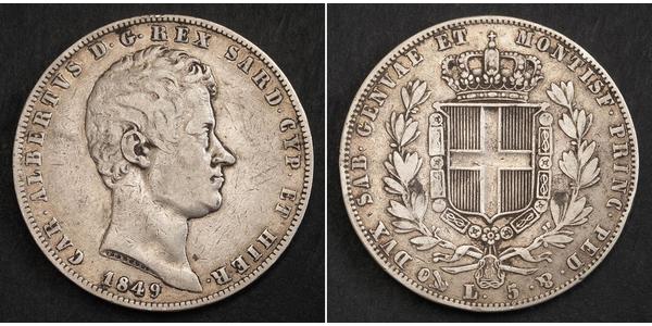 5 Lira Italy Silver 