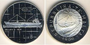 5 Lira Malta Silver 