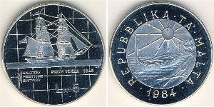 5 Lira Malta Silver 