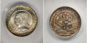 5 Lira San Marino Silver 