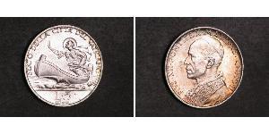 5 Lira Vatican (1926-) Silver Pope Pius XII  (1876 - 1958)