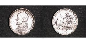 5 Lira Vatican (1926-) Silver Pope Pius XII  (1876 - 1958)