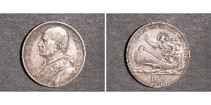 5 Lira 梵蒂冈 金 庇護十一世