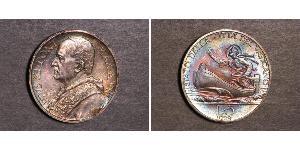 5 Lira 梵蒂冈 金 庇護十一世