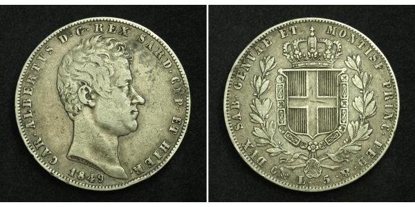 5 Lira 意大利 銀 
