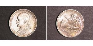 5 Lira 梵蒂冈 銀 Pope Pius XII  (1876 - 1958)