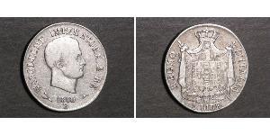 5 Lira 義大利王國 (拿破崙時代) (1805 - 1814) 銀 拿破仑一世(1769 - 1821)